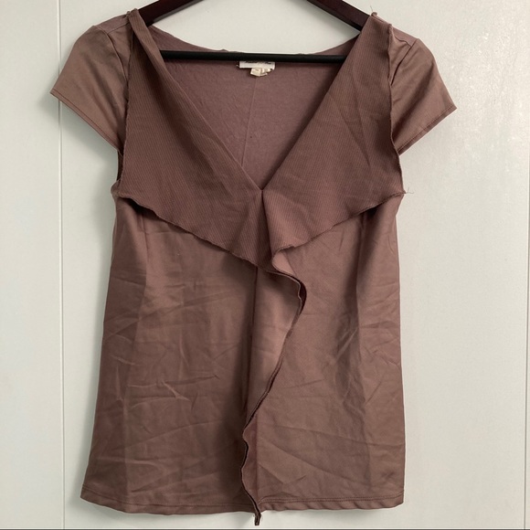 EUC! - Anthro | Meadow Rue Cascade Ruffle Top - Picture 5 of 9